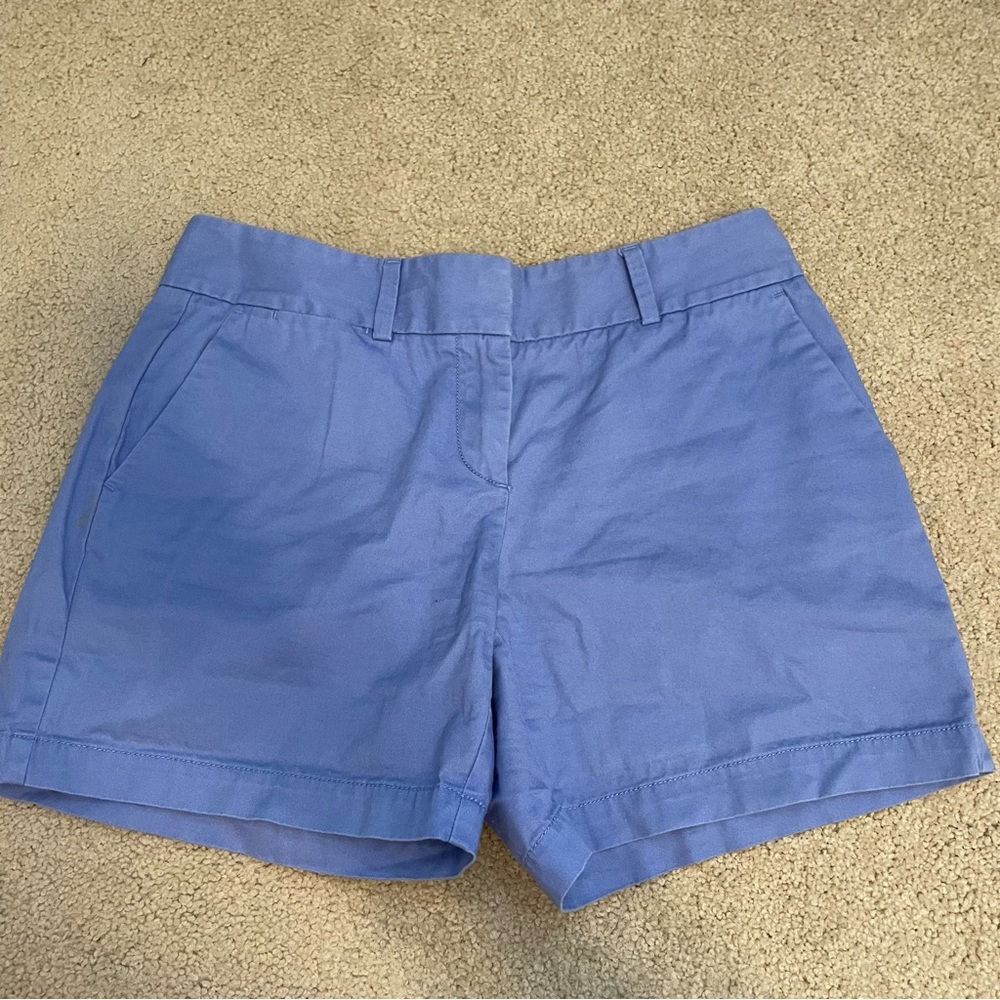 LOFT Periwinkle Blue Classic Cotton Shorts